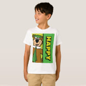 T-shirt Joyeux Yogi Bear (Devant entier)