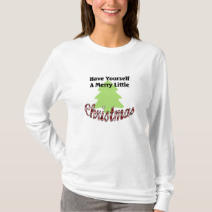 T-SHIRT JOYEZ PETITES FEMMES DE NOËL LADIES LONGTEMPS SLEE