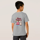 T-shirt Joyful Confetti Joyeux voeux d'anniversaire (Dos entier)