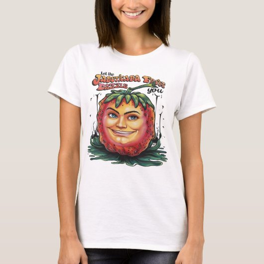 T-shirt Joyful Jabuticaba : Une douce surprise souriante (Devant)