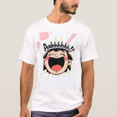 T-shirt Joyful Scream - Fun Dessin Expression (Devant)