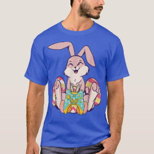 T-shirt Joystick de Pâques Bunny Ear drôle Jeux pour enfan