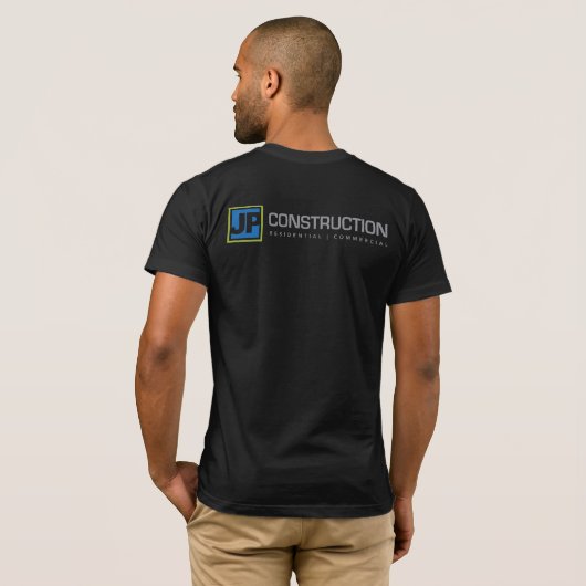 T-shirt JP Construction 01 (Dos entier)