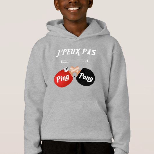 T-shirt  J'peux pas j'ai ping-pong (Devant)