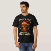 T-shirt j'peux pas j'attends le pere noel (Devant entier)