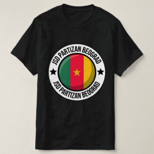 T-shirt JSD Partizan Beograd Drapeau du Cameroun