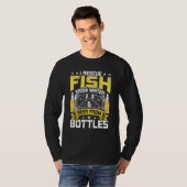 T-shirt J'Secourt Du Poisson De La Bière D'Eau De La Boute (Devant entier)