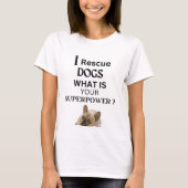 T-shirt J'Secourt les chiens (Devant)