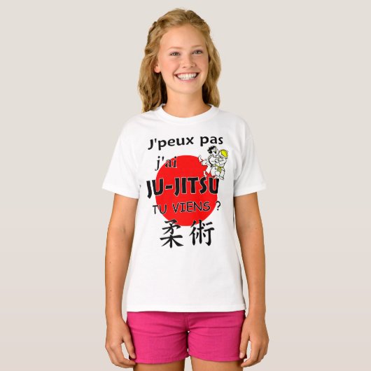 T-shirt JU-JITSU (Devant entier)