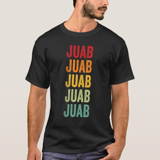 T-shirt Juab Comté Utah Rainbow Design de texte (Devant)