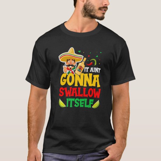 T-shirt Juan Drinking Mexican Fiesta Quote Cinco de Mayo (Devant)