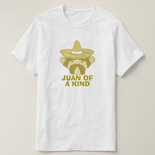 T-shirt Juan d'une sorte (Design devant)
