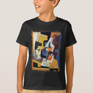 T-shirt Juan Gris - Violon et Verre - Art abstrait