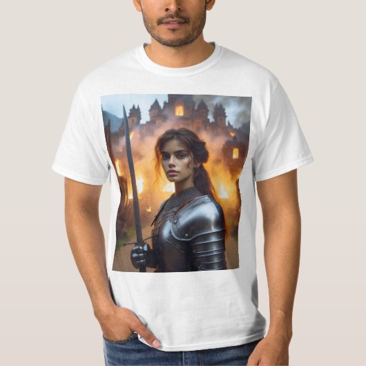 T-shirt Juana de Arco: La Heroína de Francia (Devant)