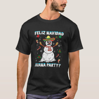 T-shirt Juana Party Feliz Navidad Christmas Family Matchin