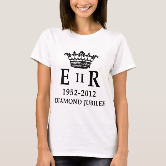 T-shirt Jubilé de diamant d'ER II (Devant)
