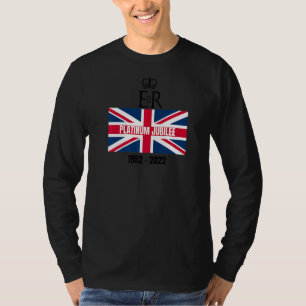 T-shirt Jubilé de la reine en platine 1952 2022 Union Jack