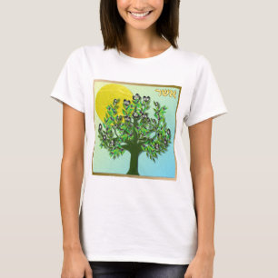 T-shirt Judaica 12 Tribus Israël Asher
