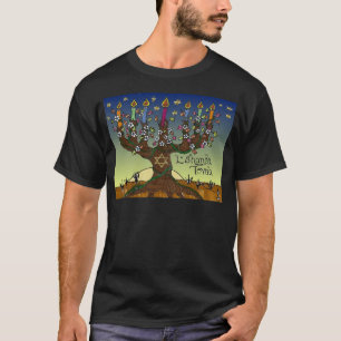 T-shirt Judaica L'shanah Tovah Arbre de vie Dons Vêtements