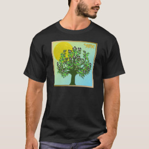 T-shirt Judaïque 12 Tribus D'Israël Asher