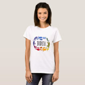 T-shirt Judith Name Niedlich-farbiges Geschenk Name Judith (Devant entier)