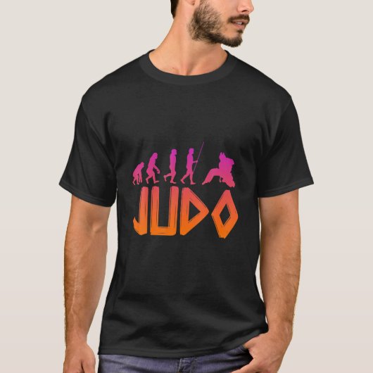 T-shirt Judo de l'évolution (Devant)