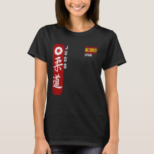 T-shirt Judo Espagne drapeau espagnol Judoka Dojo Martial
