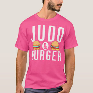T-shirt Judo Et Burger Lover Judo