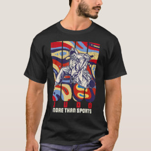 T-shirt Judo Judoken Japon Jiu Jitsu Athlète d'entraînemen