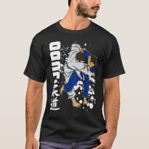 T-shirt Judo Judoken Japon Jiu Jitsu Entraînement Martial