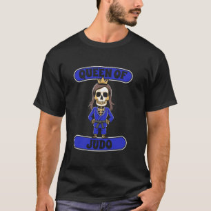 T-shirt Judo Skeleton Judoka Martial Arts - Reine judoiste