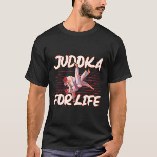 T-shirt Judoka Pour La Vie Judo Fighter Judo Athlète Marti