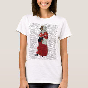 T-shirt Juge de Basset Hound plein