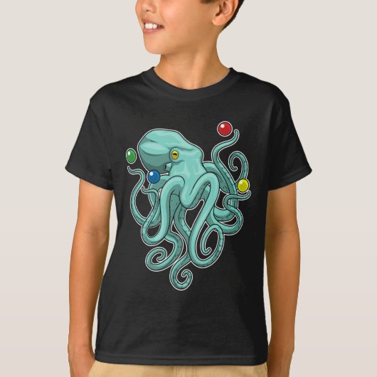 T-shirt Juggle de Juggler Octopus (Devant)