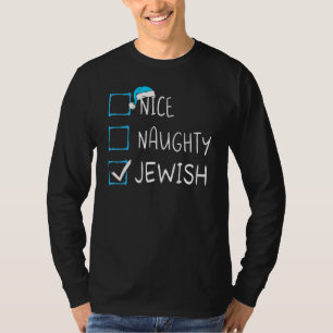 T-shirt Juif Juive Mignon Méchant laid Hanukkah Chanukah J