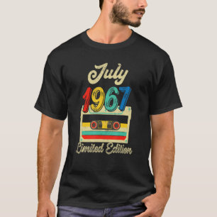 T-shirt Juillet 1967 55e anniversaire 55 ans