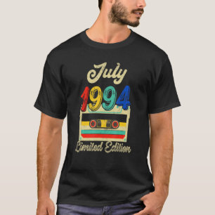 T-shirt Juillet 1994 28e anniversaire 28 ans