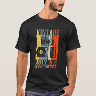 T-shirt Juillet 1996 26 Année D'Être Impressionnant