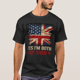 T-shirt Juillet Américain Kinda Basique double citoyenneté