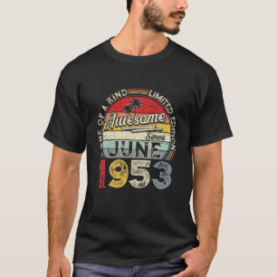 T-shirt Juin 1953 Edition Limitée Tenue Rétro 68E Annivers