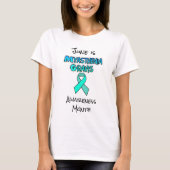 T-shirt Juin est le mois de sensibilisation Myasthenia Gra (Devant)