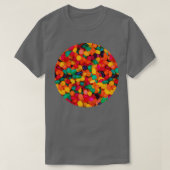 T-shirt Jujube Gummy Real Candy Pattern  (Design devant)