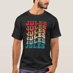 T-shirt Jules Tie Dye Hippie Super 60s les années 70 Nom J