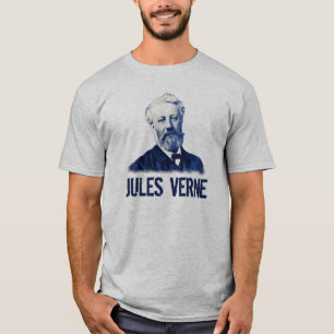 T-shirt Jules Verne dans la chemise bleue