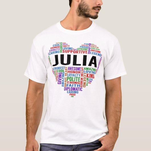 T-shirt JULIA Legend Heart (Devant)