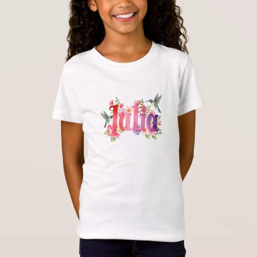 T-Shirt Julia - Personalised Shirt  - For Kids (Devant)