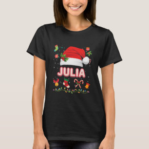 T-shirt Julia Santa Claus Casquette Famille Joyeux Noël No