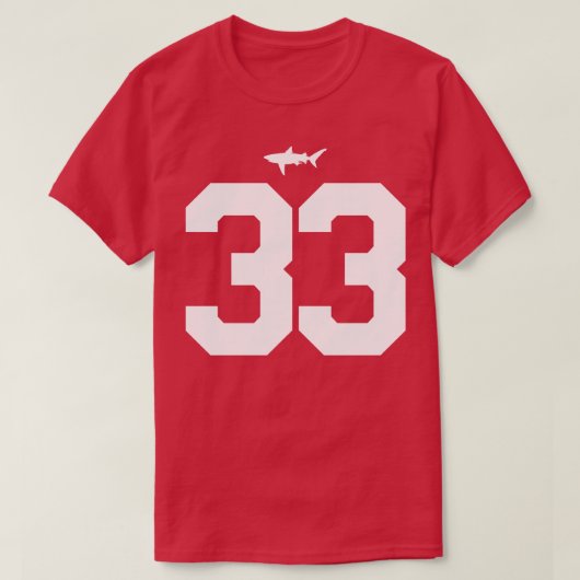 T-shirt Julian Washington Miami Sharks Jersey FrontBack Pr (Design devant)