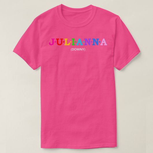 T-shirt Julianna Downy (Design devant)