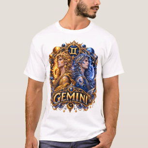 T-shirt Jumeaux du zodiaque Gemini – Âmes jumelles céleste